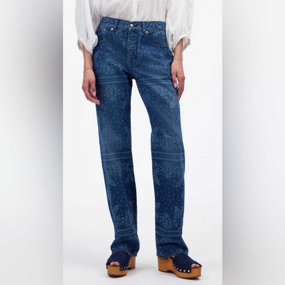 Madewell The Dean Easy Straight Jean